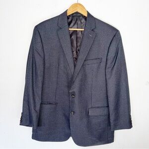 Lauren Ralph Lauren Men's Classic-Fit Suit Jacket Grey 43R Houndstooth Old Money